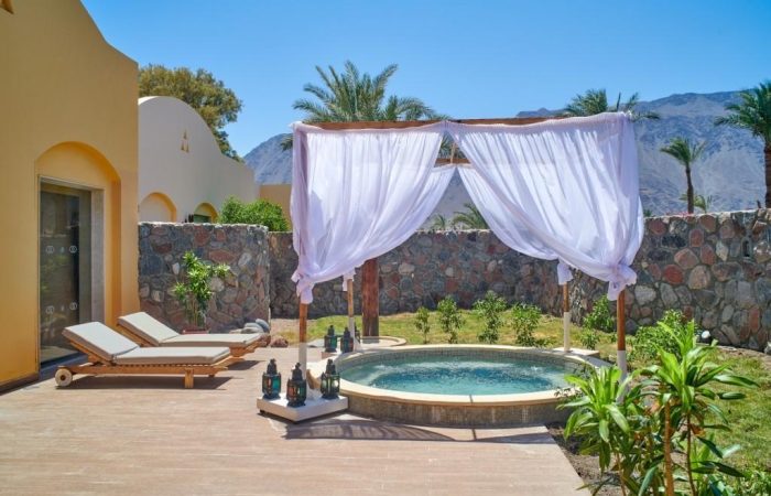 Mosaique Beach Resort Taba Heights South Sinai Spa Outdoor jacuzzi